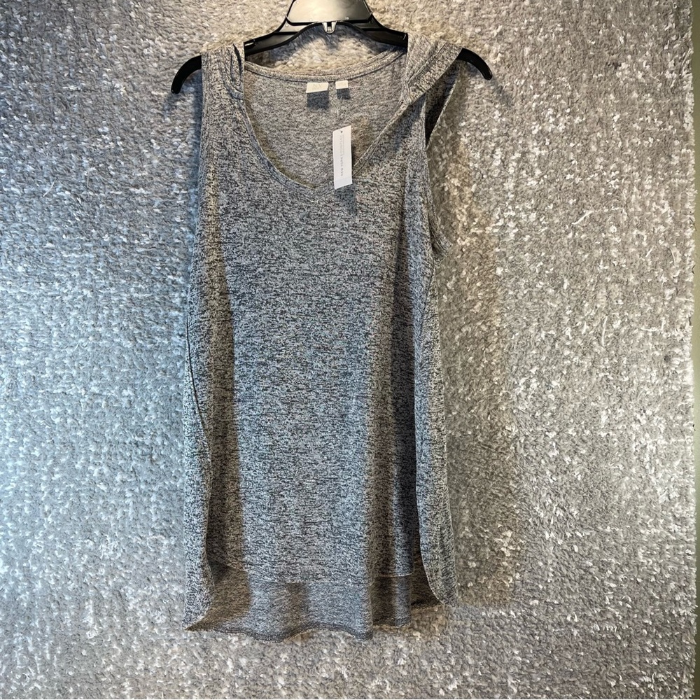 NY&C sleeveless Hoodie Tunic Shirt Rayon Polyester Soft NWT Medium